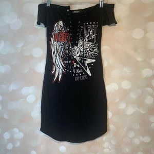 Fashion Nova Off the Shoulder Bodycon Dress